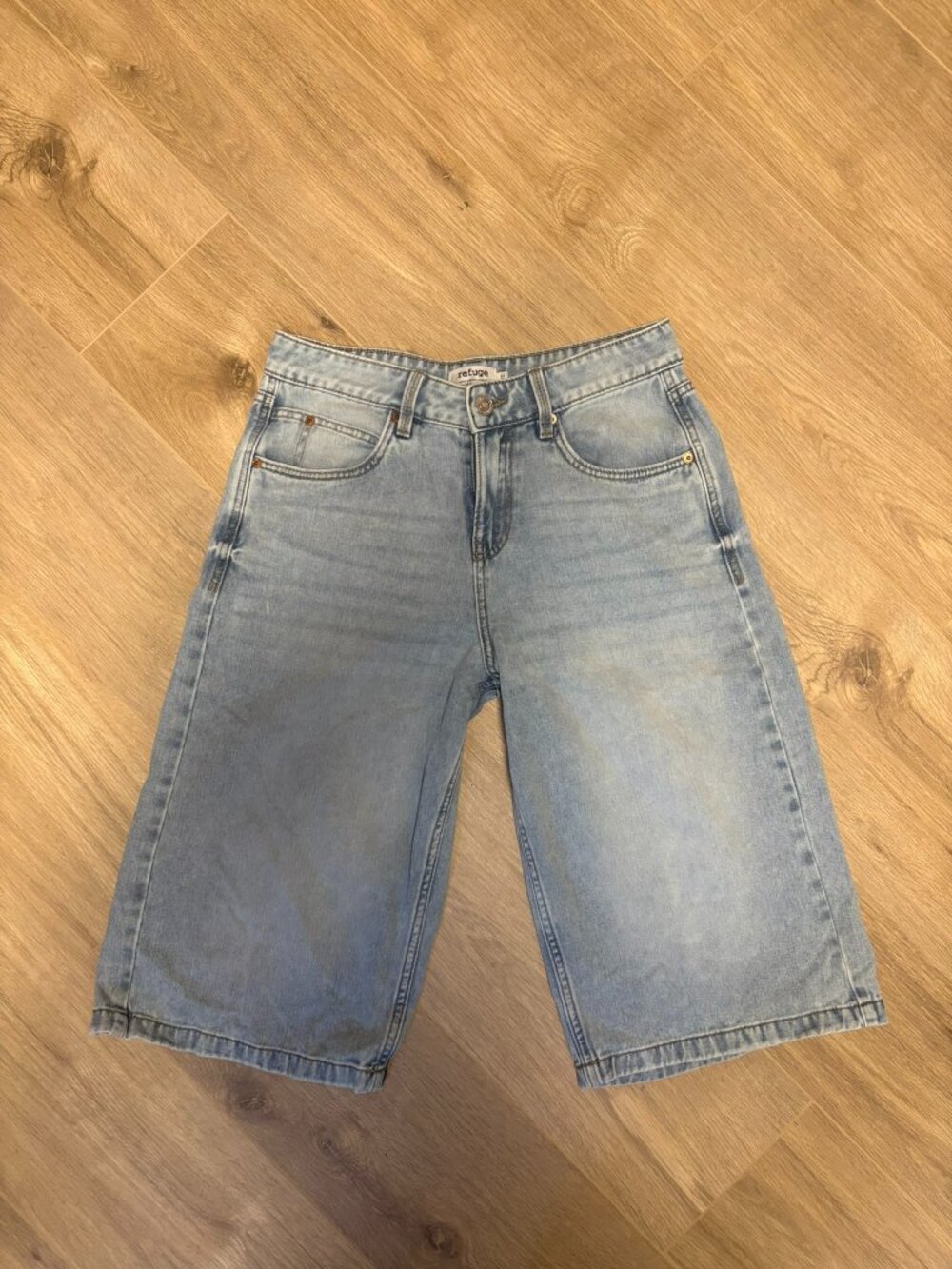 Bundle of 3 Refuge Jean Shorts | Jorts | Light, Medium & Black Wash - Picture 8 of 11